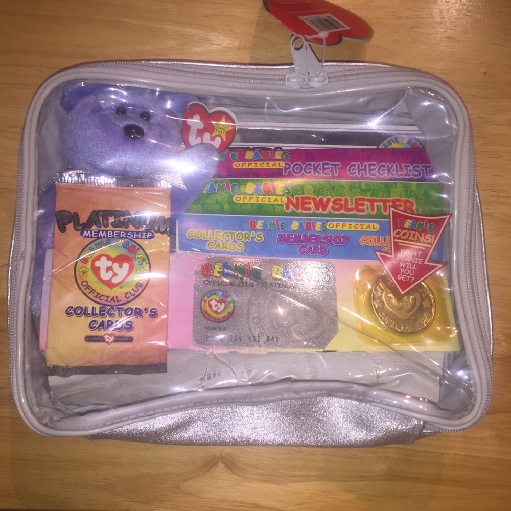 Ty Beanie Babies Official Club Platinum Edition